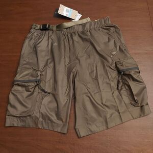 Nike Tech Pack Woven Utility Cargo Shorts Olive Green DX0229-222 Men's Size M